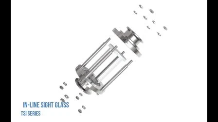 Qiimii Klemme flach/Verbindungstyp/Flanschtyp/Inline-Schauglasansicht/Sichtglas-Schauglas